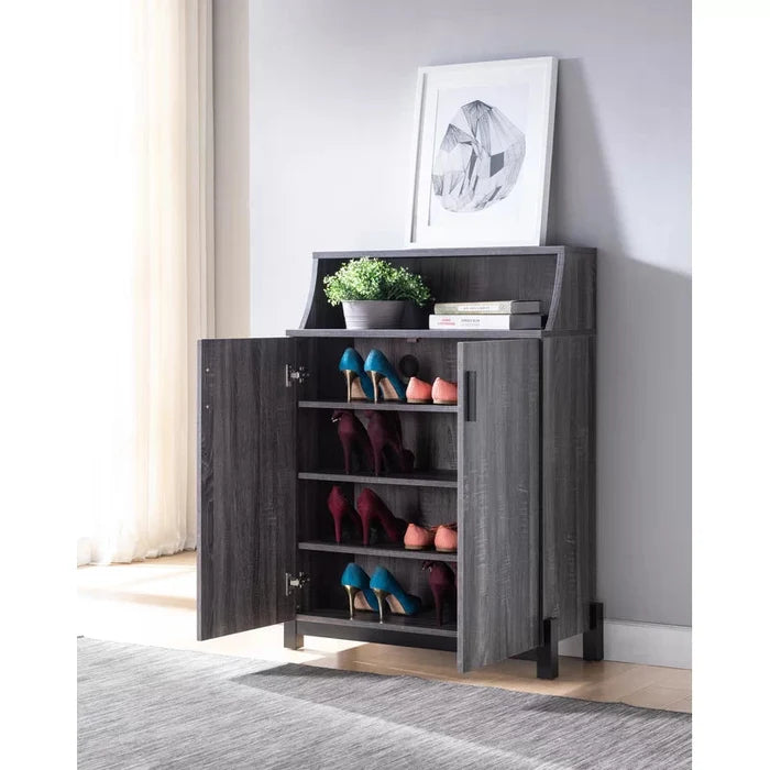 12 Pair Shoe Storage Cabinet Ouch Cart
