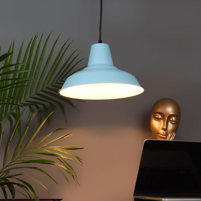1965 Monging Blue Hanging Light by SS Lightings - Ouch Cart