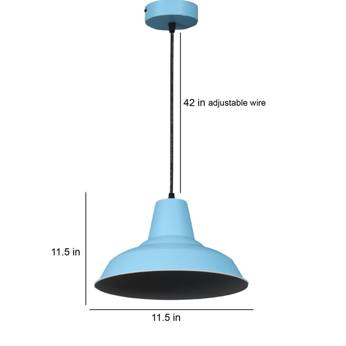 1965 Monging Blue Hanging Light by SS Lightings - Ouch Cart