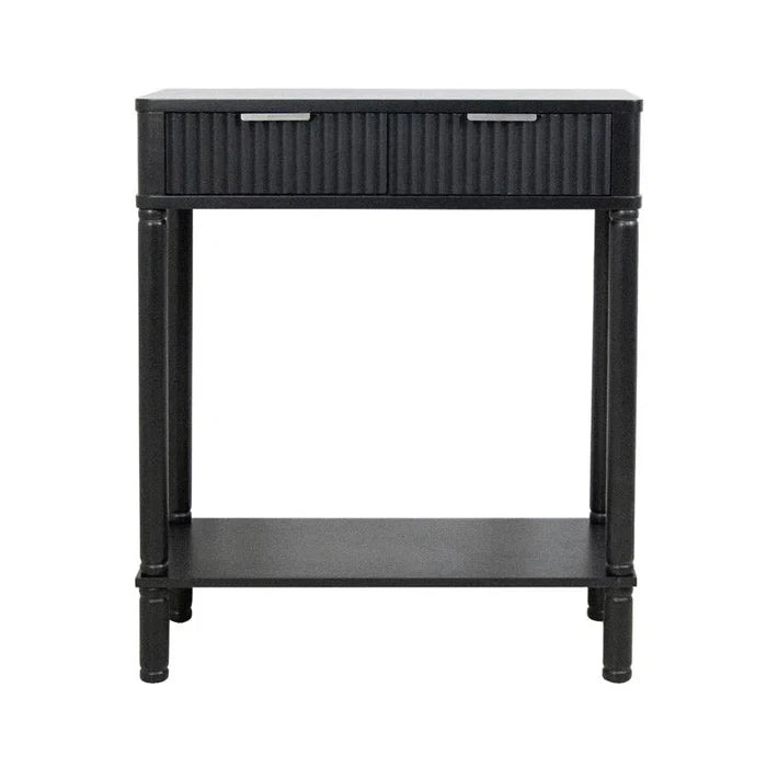 2 Drawers Wooden Slim Entry jonas Table Ouch Cart
