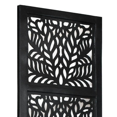 3 -Panel Solid Wood Folding Room Divider Wooden partition For Room Divider72 - Ouch Cart