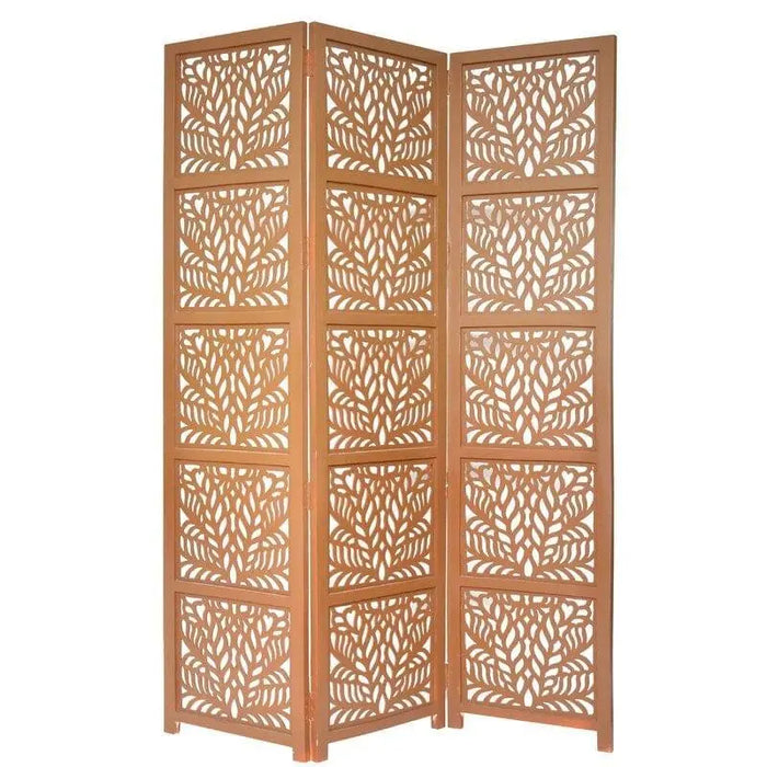 3 -Panel Solid Wood Folding Room Divider Wooden partition For Room Divider72 - Ouch Cart