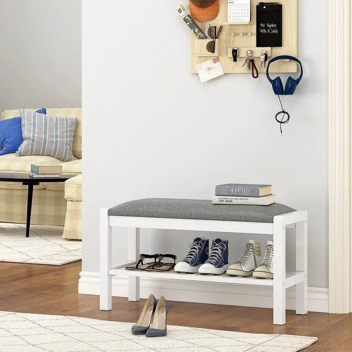 3 Pair Shoe Storage Bench - Ouch Cart