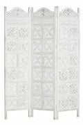 3 panel Wooden Partition,Wooden Handcrafted Partition/Room Divider/Separator for Living Room/Office - Ouch Cart