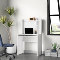 31.50'' Desk with Hutch and Magnetic Bulletin Board Ouch Cart