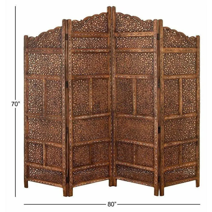 4 - Panel Folding Room Divider - Ouch Cart