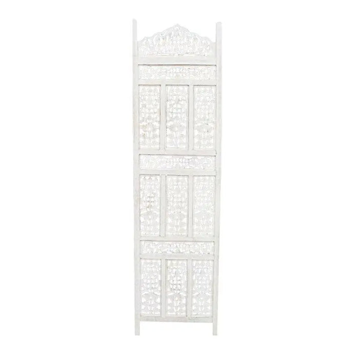 4 - Panel Wooden Folding Room Divider - Ouch Cart