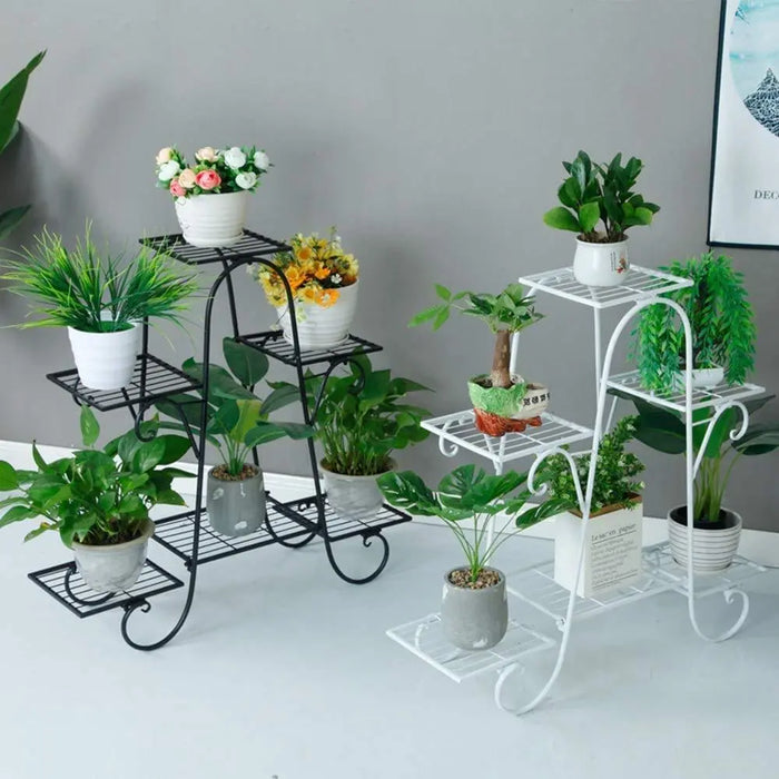 6 Tier Plant Stands for Indoors and Outdoors, Flower Pot Holder - Ouch Cart