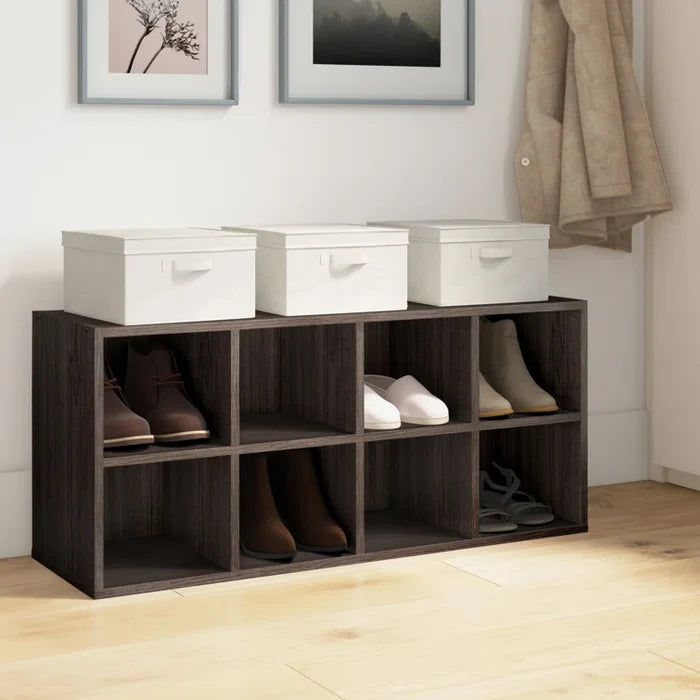 8 Pair Stackable Shoe Rack