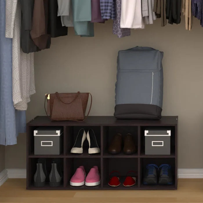 8 Pair Stackable Shoe Rack