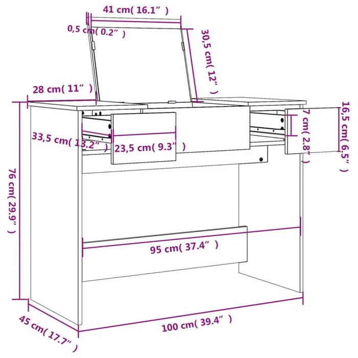 Aaliyah Dressing Table - Ouch Cart