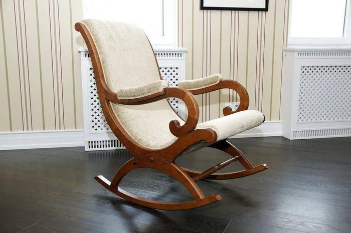 Aamazing Hand Carved Rocking Chair (Teak Wood ) - Ouch Cart