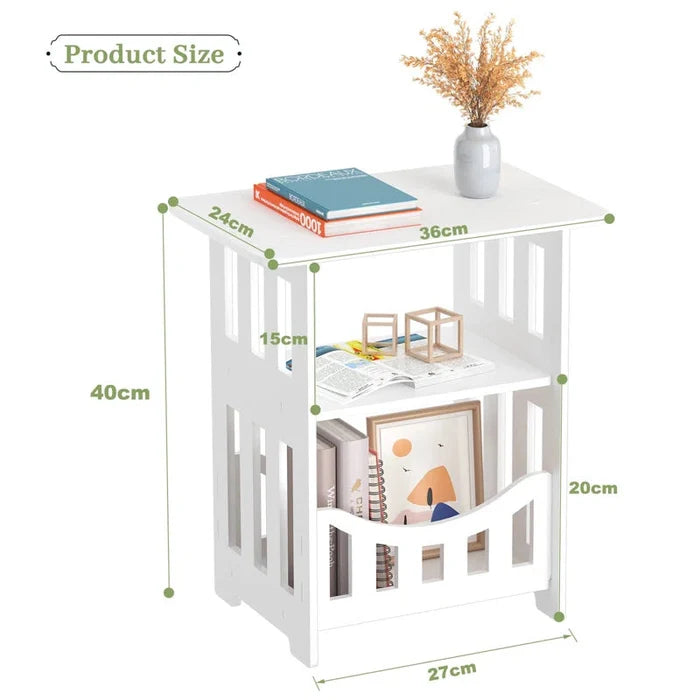 Abner Plastic Bedside Table Ouch Cart