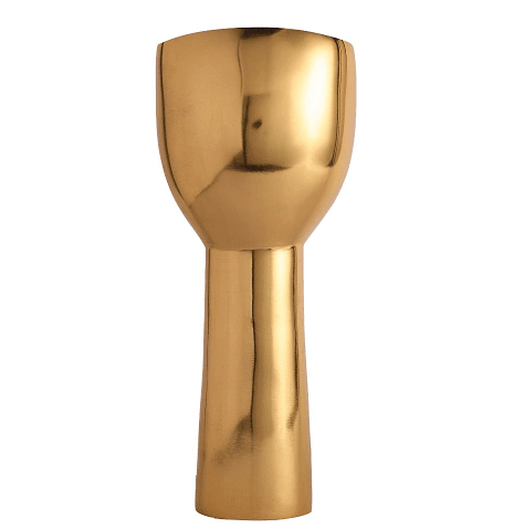 Abstract Face Decorative Gold - Ouch Cart