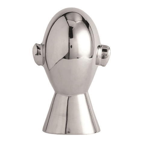 Abstract Head Decorative Silver - Ouch Cart