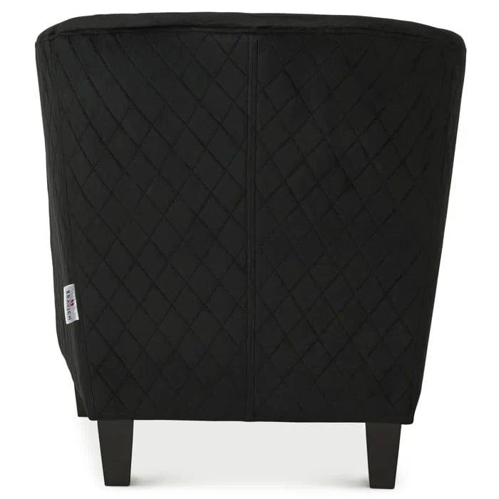Adhelin Upholstered Barrel Chair - Ouch Cart | Tub chair