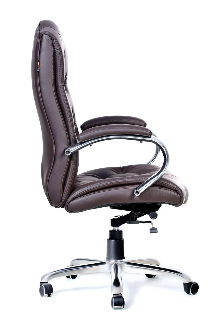 Adiko Classic Executive Revolving Office Chair in Brown - Ouch Cart