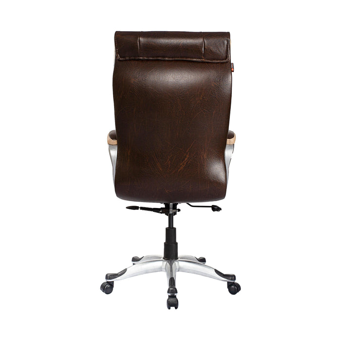 Adiko Designer Executive Chair in Brown - Ouch Cart | Study chair | Office chair
