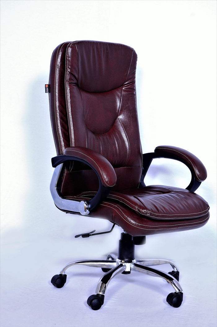 Adiko Executive Chair In Brown - Ouch Cart