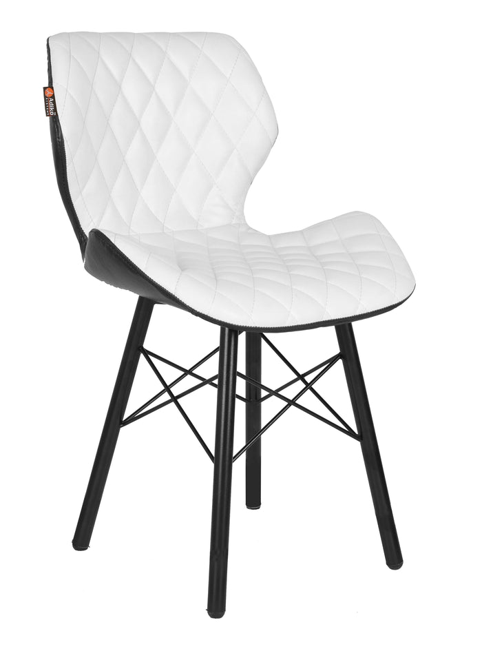 Adiko Flower Lounge Stool in White - Ouch Cart