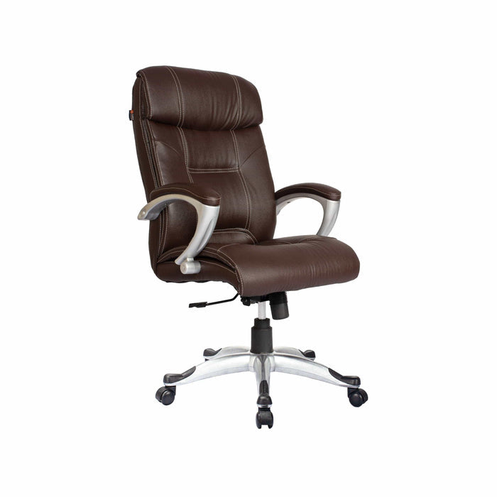 Adiko High Back Director Chair in Brown - Ouch Cart