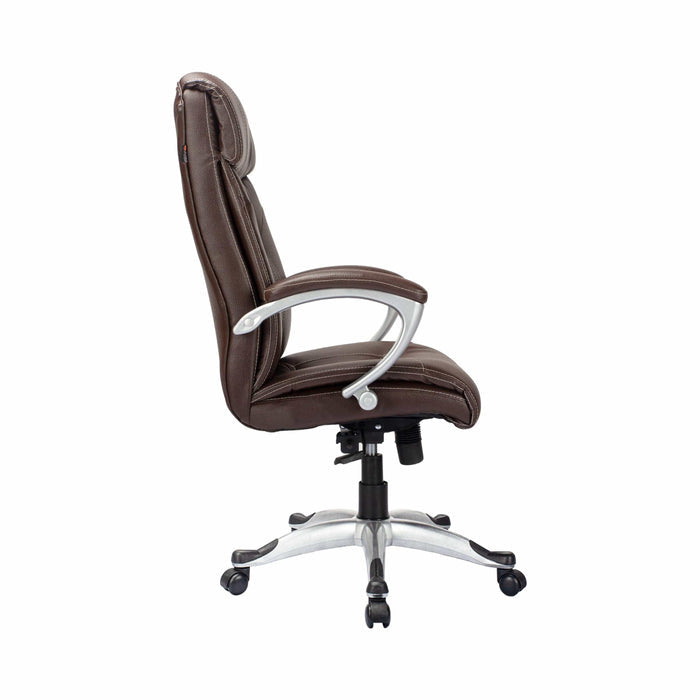 Adiko High Back Director Chair in Brown - Ouch Cart | Office chair | Study chair