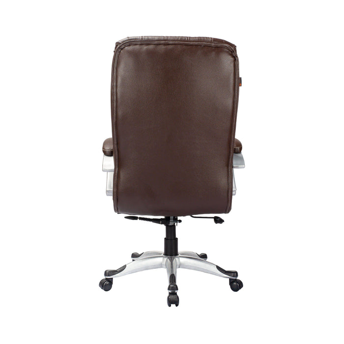Adiko High Back Director Chair in Brown - Ouch Cart | Office chair | Study chair