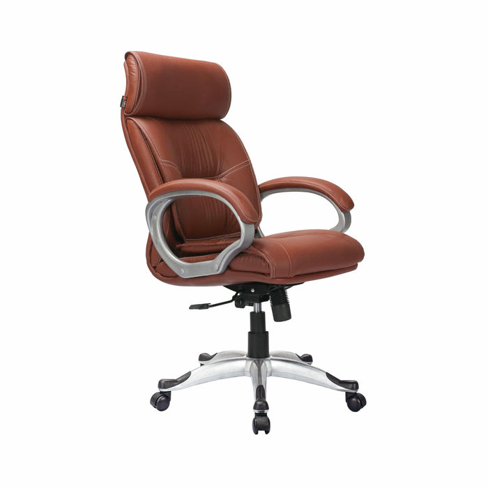 Adiko High Back Exceutive Chair in TAN - Ouch Cart