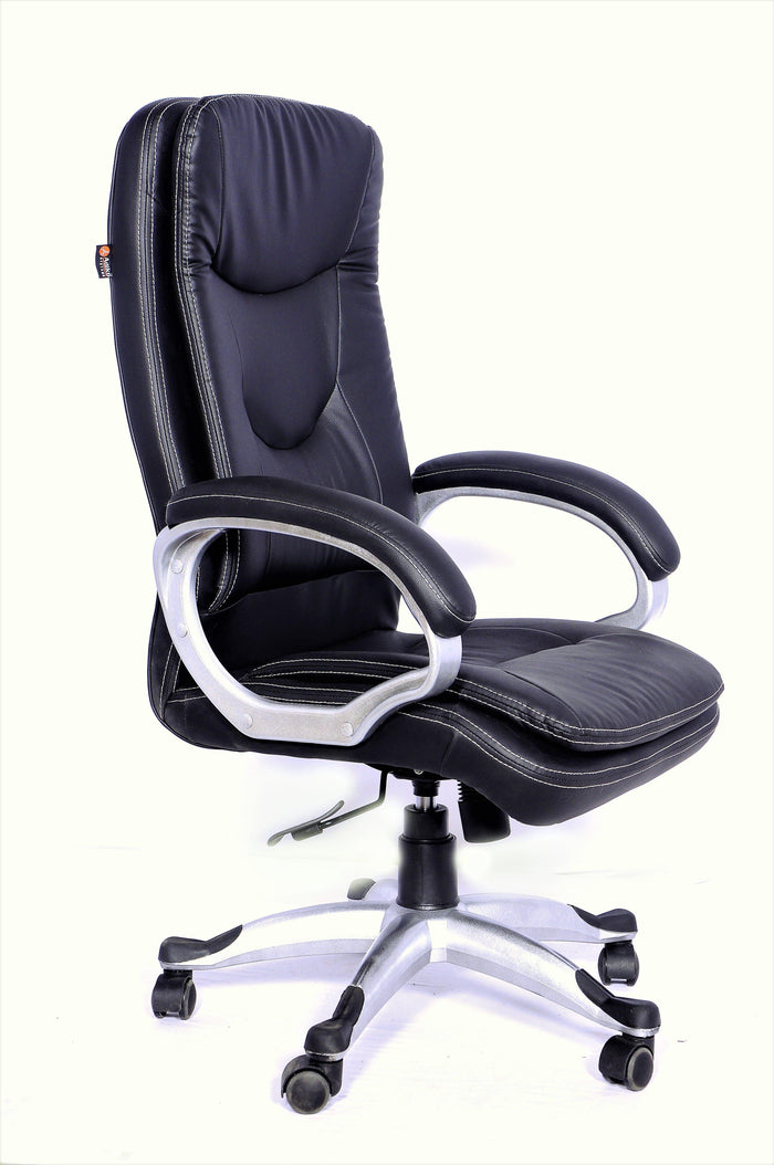 Adiko High Back Executive Chair In Black - Ouch Cart