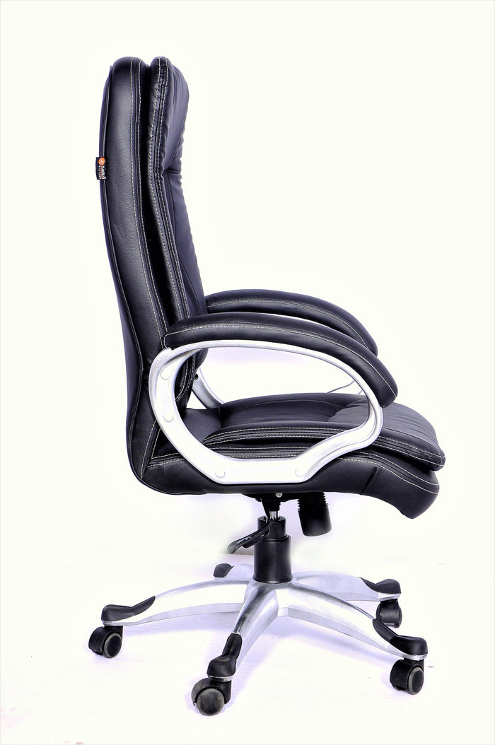 Adiko High Back Executive Chair In Black - Ouch Cart | Office chair | Study chair