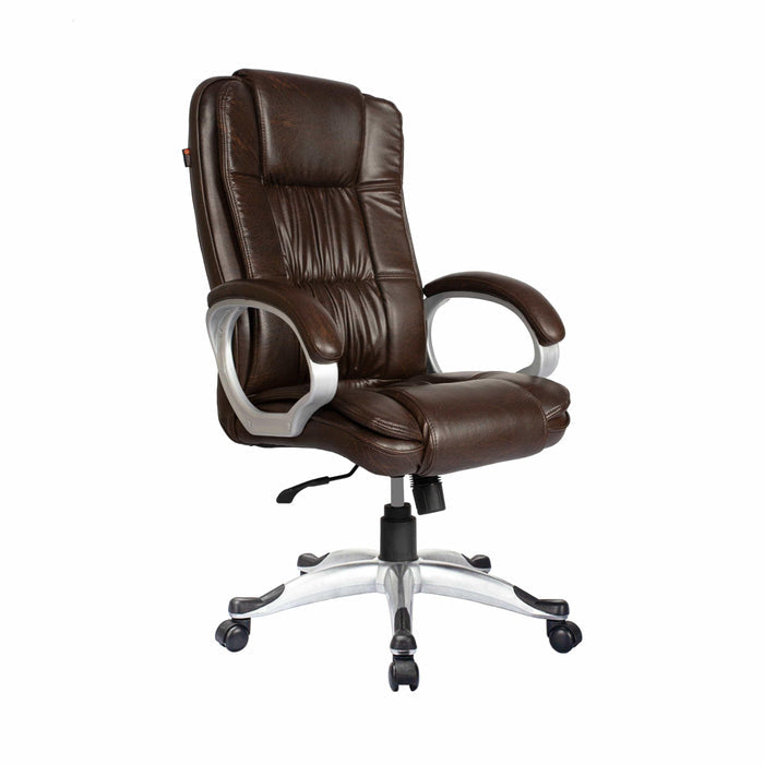 Adiko High Back Executive Chair in Brown - Ouch Cart