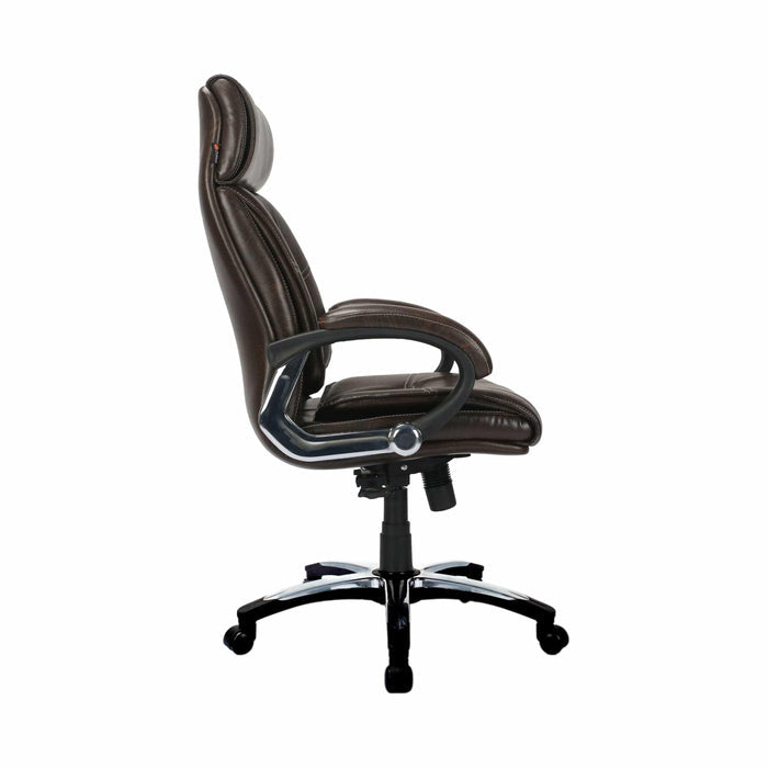 Adiko High back Executive Chair in Brown - Ouch Cart | Office chair | Study chair