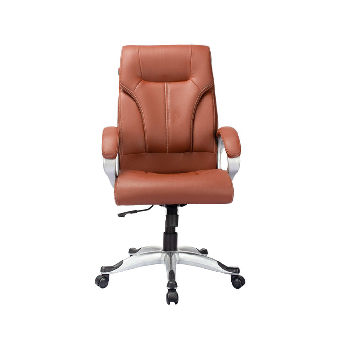 Adiko High Back Executive Revolving Office Chair in TAN - Ouch Cart | Office chair