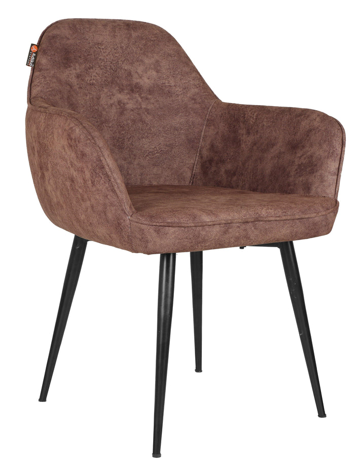 Adiko Lounge Chair Stool in Brown Color - Ouch Cart