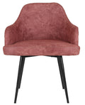 Adiko Lounge Chair Stool in Cherry Color - Ouch Cart
