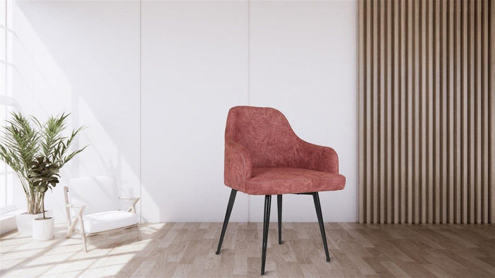 Adiko Lounge Chair Stool in Cherry Color - Ouch Cart