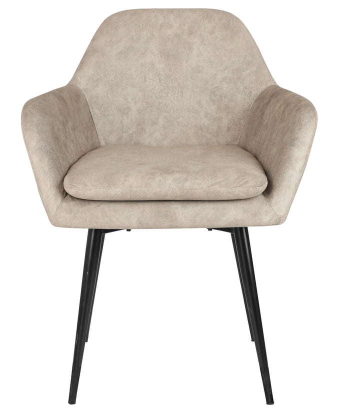 Adiko Lounge Chair Stool in Cream Color - Ouch Cart