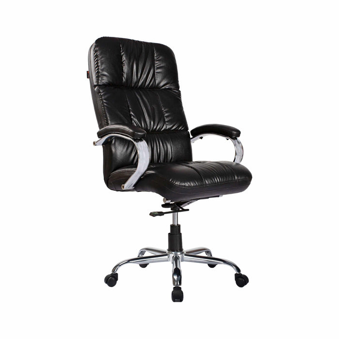 Adiko Puffy Director Chair in Black - Ouch Cart