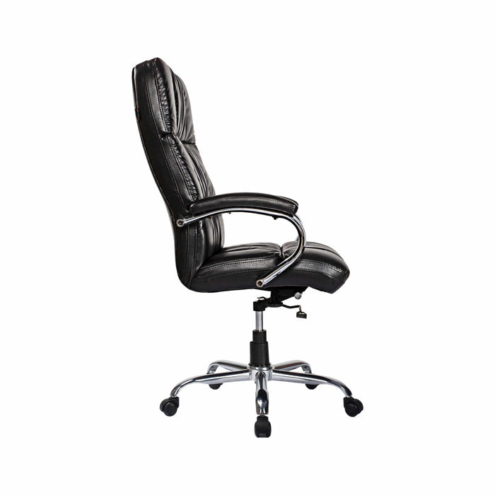 Adiko Puffy Director Chair in Black - Ouch Cart