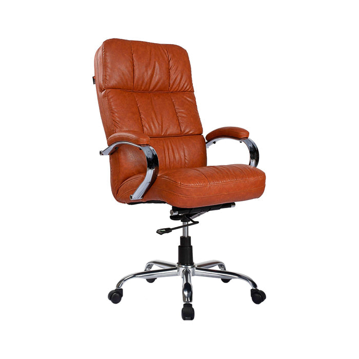 Adiko Puffy Director Chair in TAN - Ouch Cart | Office chair