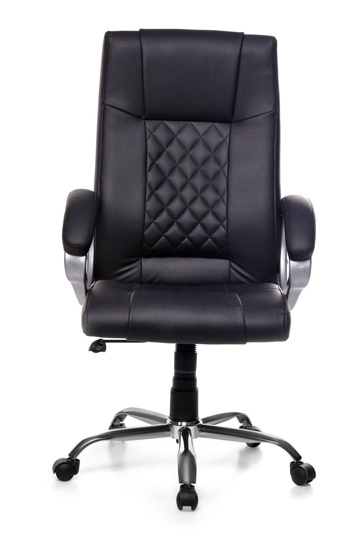 Adiko Sleek Executive Revolving Office Chair in Black - Ouch Cart | Office card | Study chair