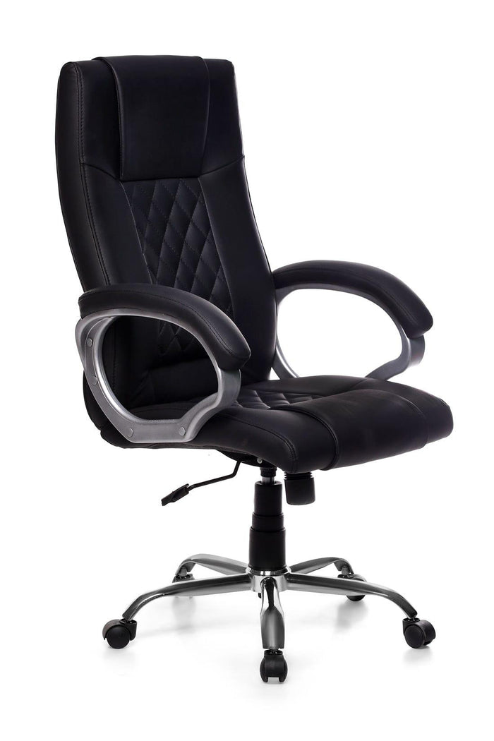 Adiko Sleek Executive Revolving Office Chair in Black - Ouch Cart