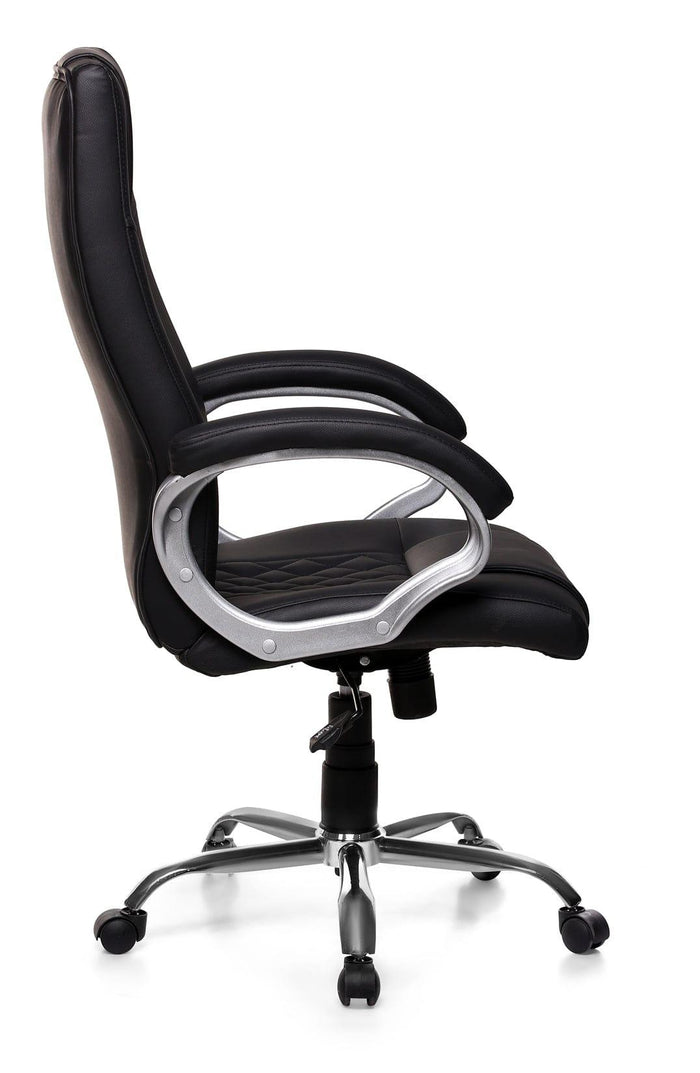Adiko Sleek Executive Revolving Office Chair in Black - Ouch Cart | Office card | Study chair