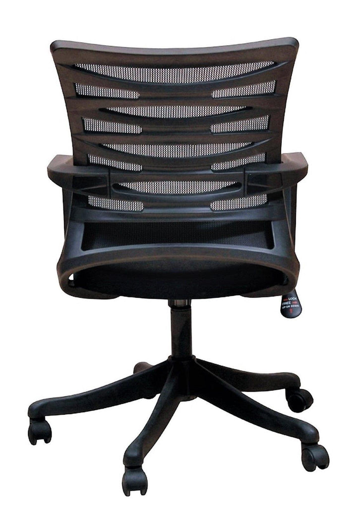 Adiko Zigzag Mesh chair in Black - Ouch Cart | Office chair | Study chair | Executive chair