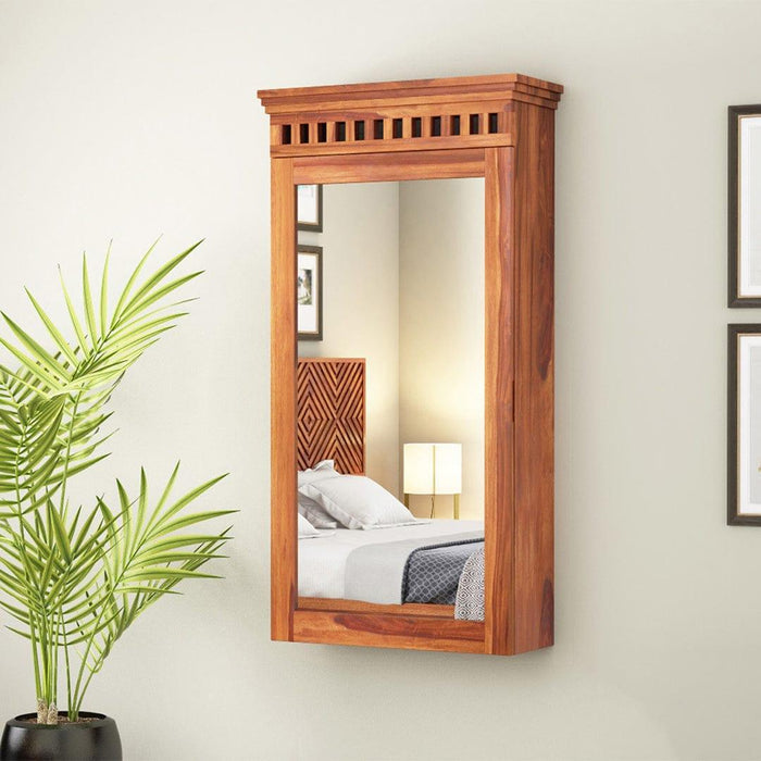 Adolph Sheesham Wood Wall Mounted Dresser - Ouch Cart
