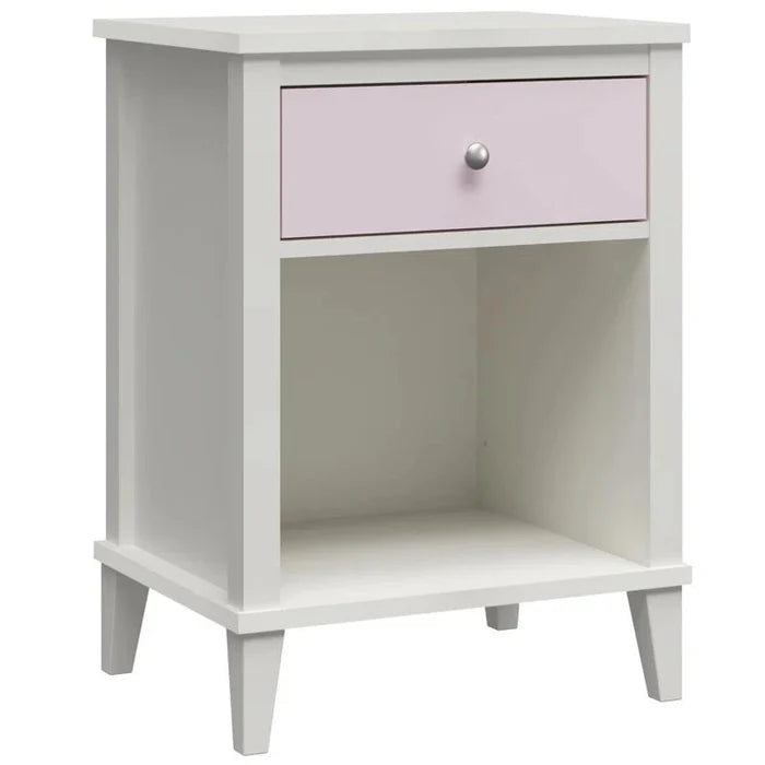 Afreyea  Manufactured Wood + Solid Wood Bedside Table Ouch Cart