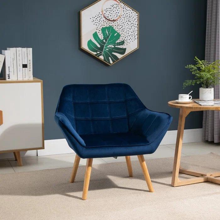 Ahkari Upholstered Barrel Chair - Ouch Cart