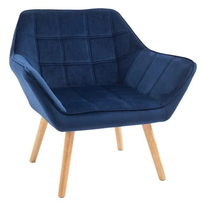 Ahkari Upholstered Barrel Chair - Ouch Cart