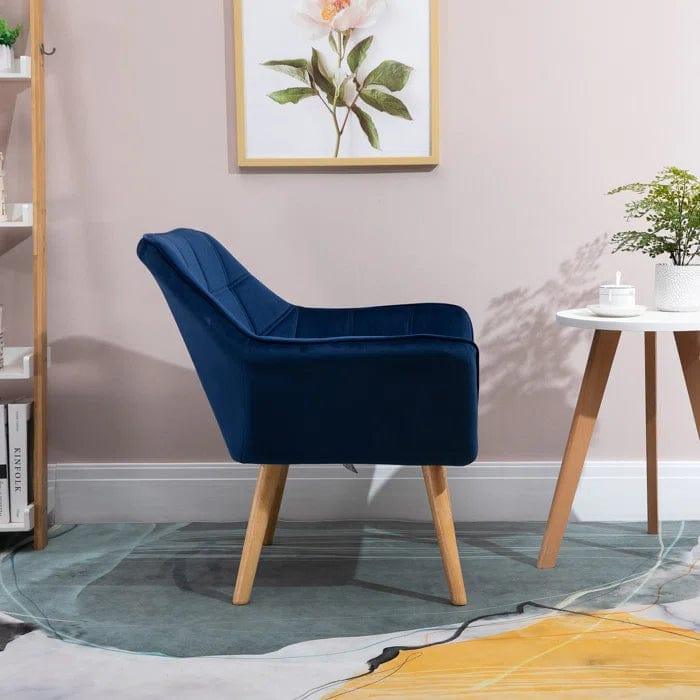 Ahkari Upholstered Barrel Chair - Ouch Cart | Armchair