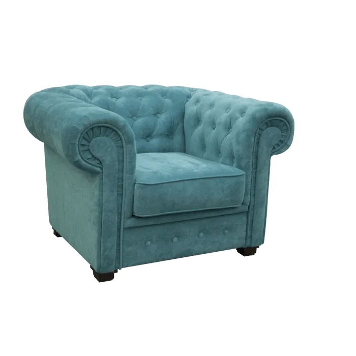 Alderwood Wide Tufted Chesterfield Chair - Ouch Cart